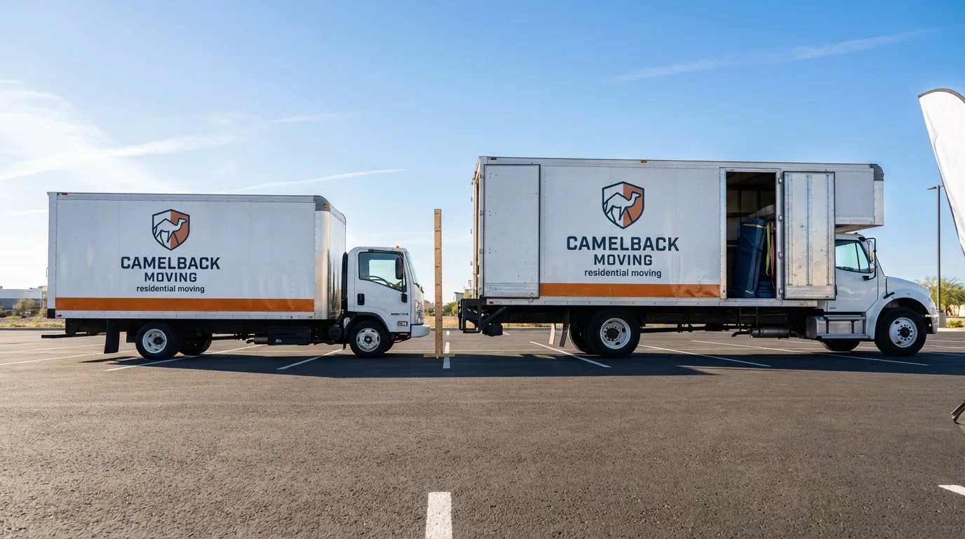 Moving truck size capacity guide in Dunkirk